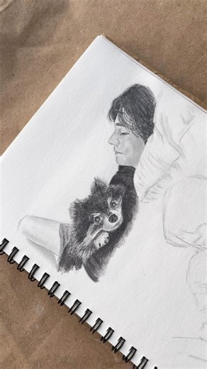 Bts Taehyung fanart using graphite pencil #btstaehyung #btsv #kpopfanart