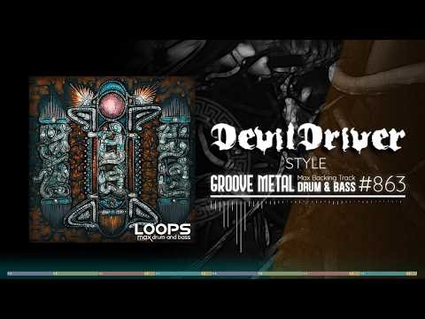 Groove Metal Backing Track / Drum And Bass / DevilDriver Style / 200 - 160 bpm Jam in D Minor