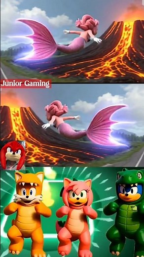 Mermaid Sonic Proposes to Amy… But Shadow Attacks! 😢 | Tiles Hop Drama #sonic #marryme