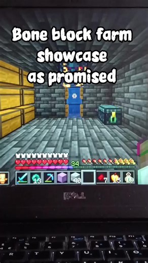 Bone Block Farm #minecraft #donutsmp #twitch #tiktok | minecraft