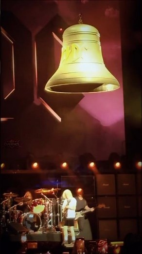 Hells Bells 🔔 AC⚡DC : This moment has become a concert tradition #acdc #acdcconcert #hellsbells