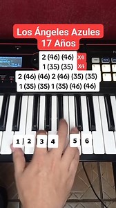 21K views · 277 reactions | Los Ángeles Azules 17 Años piano tutorial #cumbia #17años #pianocumbia #pianotutorial #losangelesazules | Ponchopiano | Facebook