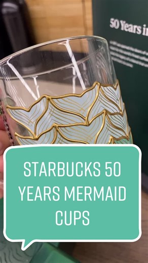 Starbucks 50 Years Mermaid Cups - 2021 Collection