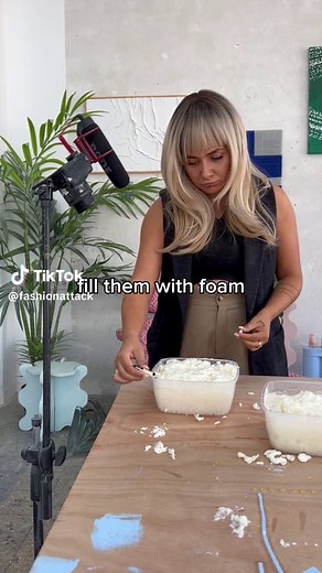 Unique DIY Plastic Container Table Tutorial