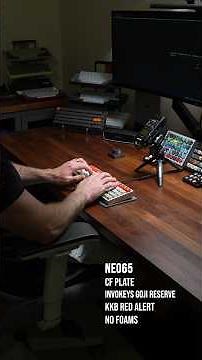 Neo65 + CF Plate + Invokeys Goji Reserve #soundtest #keyboard #typingtest #gojireserve #invokeys