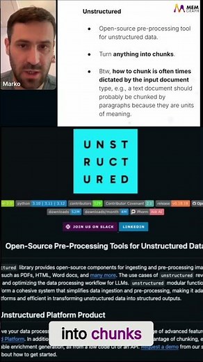 How Unstructured2Graph RAG Tool Uses Unstructured IO for Chunking #shorts