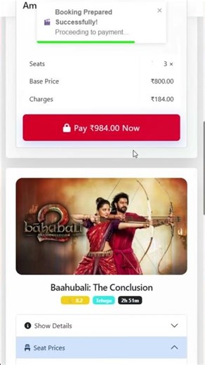 Online Movie Ticket Booking System | MERN Stack Project #shorts #themeinnova #mernstack