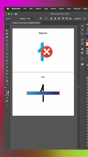 The PRO way to use Blend Tool in Illustrator