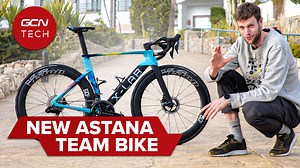 64K views · 655 reactions | Here's a first look at the bike that's been causing quite the stir! For the first time, a fully Chinese-branded bike has made it into the WorldTour. Conor Dunne visits the Astana-Qazaqstan team—now to be known as XDS-Astana in 2025—to check out their new, X-Lab bikes. ‍♂️  We’ll dive into the details of their sleek aero, model and take a closer look at their lightweight climbing bike, both manufactured by XDS Carbon Tech. | GCN Tech | Facebook