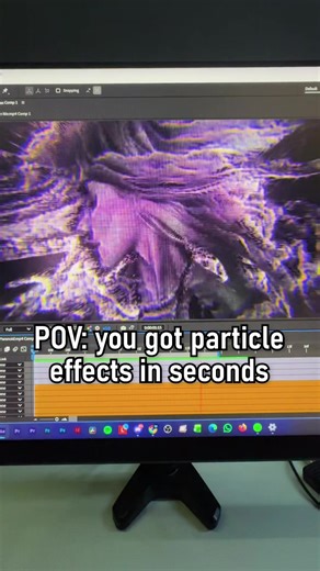 POV: you got particle effects in seconds #vfx #videoediting #edit