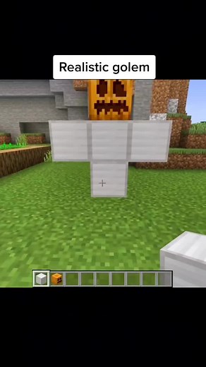 Realistic Golem Build in Minecraft