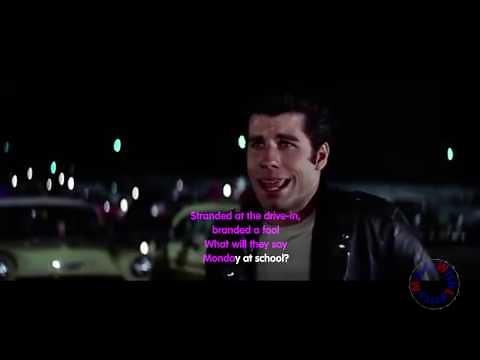Grease - John Travolta - Sandy (With lyrics)