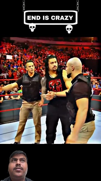 Roman reigns arrested by police 👮 #wwe #wweraw #wweshorts #wrestling