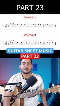 Practice Example for E-F-G Notes on Guitar Sheet Music Part 23