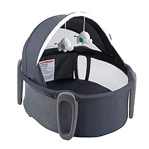 Pamo babe Portable Bassinet and Play Space Baby Dome Travel Crib for Newborn