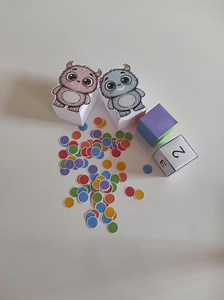 Monster Math Game for Number Recognition & Color Sorting - Etsy Australia