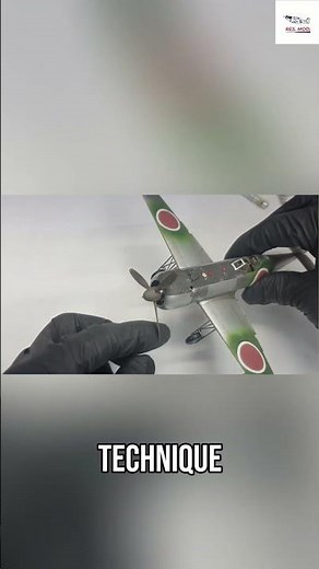 Easy Wing Weathering: Vallejo Paint Scratch Technique! #shorts