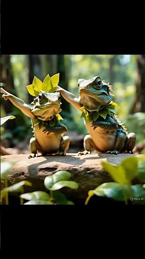 Dancing Lizards #nature #chickenbananadance