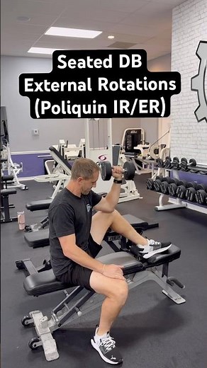 Seated Dumbbell External Rotations (Poliquin Internal/External Rotations)