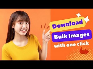 How to download bulk images from ANY website at once