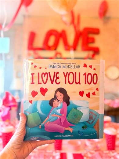 McKellar Math on Instagram: "This is the perfect gift for your little Valentine! ❤️ Read—and count!—along as a mother expresses love for her child while teaching key concepts for counting to 100. Snuggle up next to your little one with this heartwarming book from Danica McKellar, iconic actress, mathematician, and New York Times bestselling author of Ten Magic Butterflies and Goodnight, Numbers. I love you! I love you, too! I love you three, four, five... As a mother and son move through their d