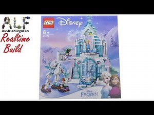 Lego Frozen 43172 Elsa´s Magical Ice Palace realtime Build