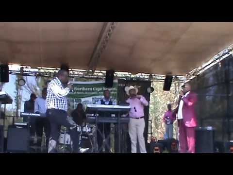 Thuso Motaung with Teboho Moloi and Sello Malete