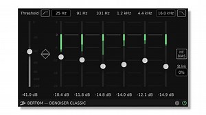 Denoiser Classic by Bertom Audio - Noise Reduction Plugin VST3 Audio Unit AAX