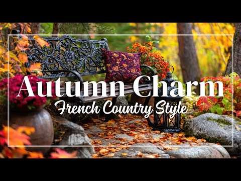French Country Garden Decor for Fall 🍁 Rustic Accents & Autumnal Beauty