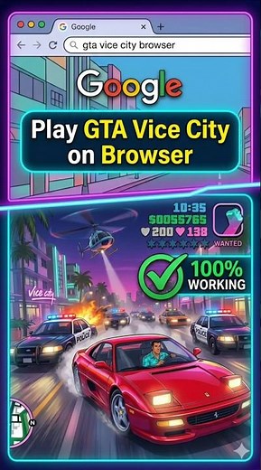 How to Play GTA Vice City on Mobile (Browser Edition) | No Download Required #gtavicecity