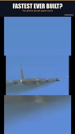 What's the fastest aircraft ever built? #shorts