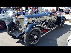 Jay Leno and his Merlin powered Rolls Royce