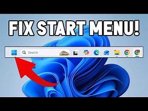 How to fix start button not working on windows 10/11 (easy fix)