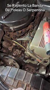 The serpentine belt or pulleys on a 1997 Nissan Frontier 2400 broke. #automobile #mechanic #tutorial