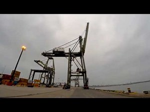 Barbours Cut Container Terminal "Crane Swap" Timelapse