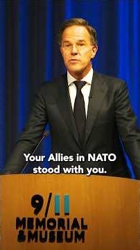 On 9/11, America was not alone. Your Allies in #NATO stood with you