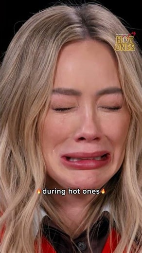 Hot Ones before and after: Hilary Duff edition 😂