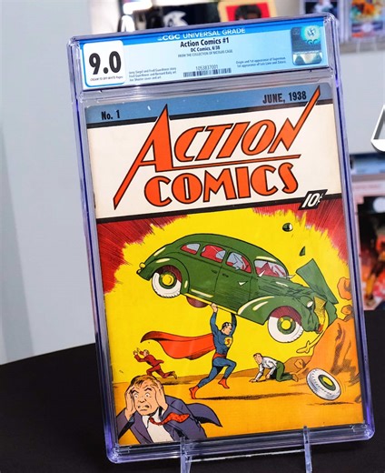 Record-Breaking Sale of Action Comics #1