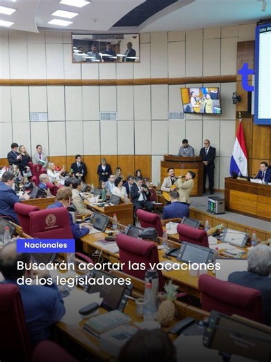 MENOS VACACIONES PARA LEGISLADORES😯 👉Mirá lo que dice el presidente del Congreso sobre las vacaciones de los parlamentarios que va desde el 21 diciembre al 1 de marzo. @carolgodinot te cuenta. #Trece #SiempreConectados #senado #paraguay #parati