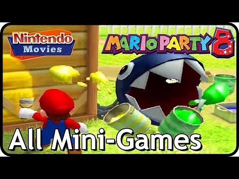 Mario Party 8 - All Mini Games (Multiplayer)