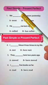 Past Simple vs Present Perfect: Formula & Logic