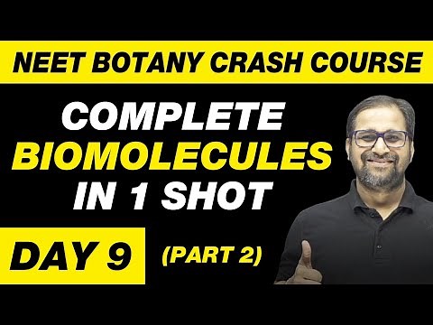 BIOMOLECULES in 1 Shot (Part 2) - All Theory, Tricks & PYQs Covered | Class 11 | NEET