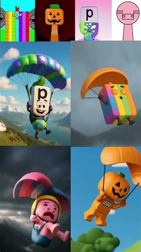 Sprunki Incredibox OC Blockie 72 VS Lego VS Alphabet p VS Emoji 56 Are Paragliding #sprunki