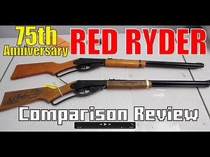 75th Anniversary Daisy Red Ryder BB Gun - Unboxing Comparison Review