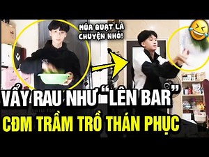 Chàng trai trổ tài 'VẢY RAU' theo nhịp nhạc REMIX nghệ cả củ khiến cđm ai nấy đều trầm trồ | TÁM TV