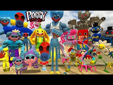 【Poopy Playtime】ファンメイドも含めた全キャラ集合させたらクセがすごすぎたwwwみんなは全種類知ってる？#poppyplaytime #ポピープレイタイム