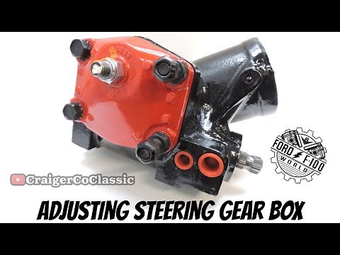 F100 STEERING GEAR BOX Adjustment Quick Tip