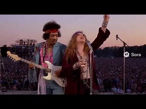 Jimi Hendrix Jams With the Legendary Janis Joplin at Woodstock 1969 #janisjoplin #jimihendrix