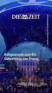 Trump feiert 80. Geburtstag mit umstrittener Kampfshow vor dem Weißen Haus