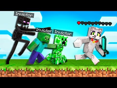 MINECRAFT pero MI AMIGO CONTROLA LOS MONSTRUOS 😰💔 INVICTOR Y ACENIX en MINECRAFT